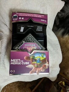 Merge Cube Hold Holograms in Your Hand Virtual Game Toy IOS Android Tablet (E-5) - Picture 1 of 4