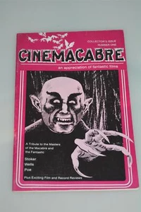 VINTAGE CINEMACABRE MAGAZIN 1978 PREMIERAUSGABE #1 NOSFERATU DRACULA STOKER POE - Bild 1 von 2