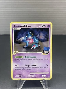 Toxicroak G 40/127 Rare Platinum Pokémon Card LP - Foto 1 di 2