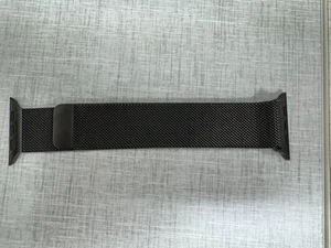 Apple Genuine Milanese Loop Band Stainless Steel Mesh adjustable band graphite - Photo 1 sur 1