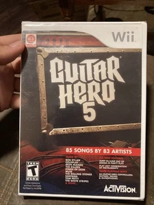 Guitar Hero 5 (Nintendo Wii, 2009) BRANDNEU VERSIEGELT - Bild 1 von 4