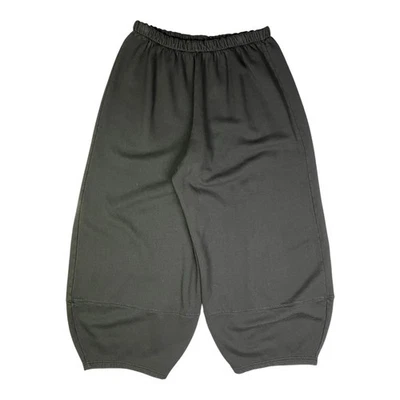 Bryn Walker Size XL Black Lantern Hem Pull-On Sweatpants Fleece Lined - Image 1 of 4