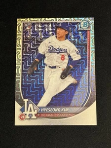 2025 Bowman Chrome Hyeseong Kim RC Mojo Refractor #91 - Picture 1 of 2