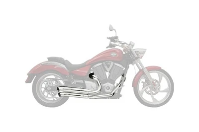 Bassani Pro Street Chrome Exhaust System w/Turn Out Ends (6V23D) - Image 1 of 4