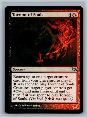 Magic The Gathering Shadowmoor Torrent of Souls #199/301 MTG TCG CCG - Image 1 of 2