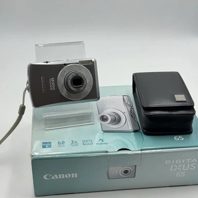 Canon Digital IXUS 65 / Compact Retro Digital Camera / Original Box / Nice Condition ✅ - Image 1 of 4