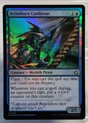 Brineborn Cutthroat - Uc/Foil/Kreatur - Magic: The Gathering Foundation - EN/NM - Bild 1 von 2