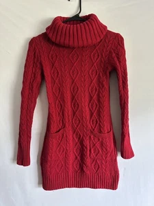 Ralph Lauren Pullover Kleid Mädchen M (8/10) Zopfmuster Urlaub Herbst Weihnachten - Bild 1 von 8