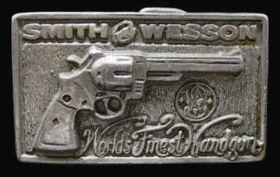 Smith and Wesson Handgun Firearms Vintage Belt Buckle - Image 1 of 3
