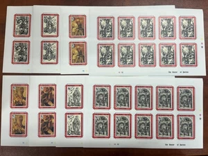 Gambia 1993 - Natale - 8 fogli da 10 francobolli IMPERF - Scott #1464-71 - MNH - Foto 1 di 9