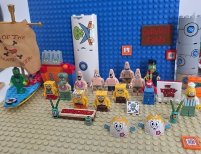 Ultimate LEGO SpongeBob SquarePants Lot of 14x Minifigures and Accessories - Image 1 of 4