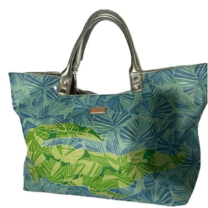 Lilly Pulitzer Tropical Leaf Print Tote Bag – Style 73231 - Picture 1 of 10