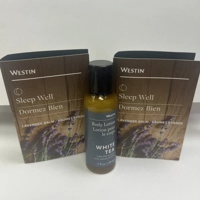 2x Westin Sleep Well LAVANDA Bálsamo de Aromaterapia Mini Roll-On y 1 Loción de Té Blanco Foto 1 de 4