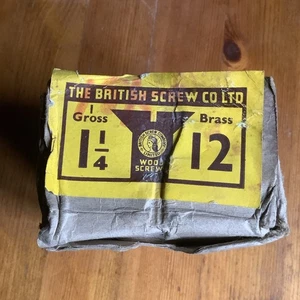 The British Screw Company Brass Vintage Screws Bronze Patina Quality Restoration - Picture 1 of 8