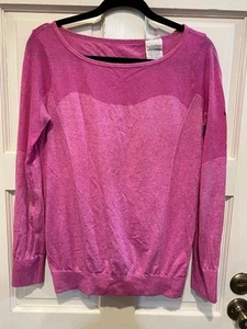 Nike Epic Training Oberteil Shirt U-Boot-Ausschnitt 589296 Langarm Pink Damen Medium - Bild 1 von 6