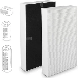 2Pcs HEPA Filter Kit for Honeywell U Filter HRF201B, HHT270, HHT290 Air Purifier - Picture 1 of 5