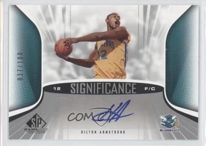 2006-07 SP Game Used Edition SIGnificance /100 Hilton Armstrong Rookie Auto RC - Picture 1 of 3