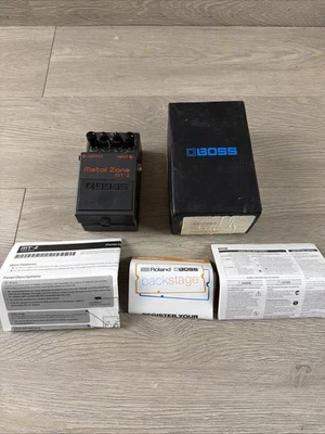 Boss MT-2 Metal Zone Distortion Electric Guitar Pedal Made In Japan - Image 1 of 4