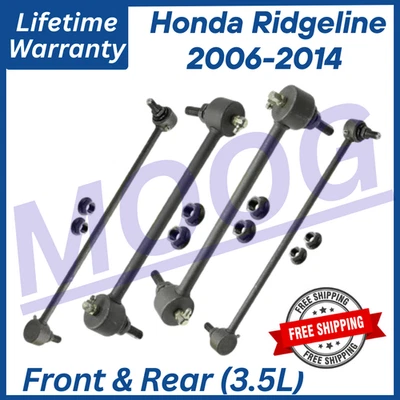 MOOG 原始设备制造商润滑前后 Sway 杆链接适用于 2006 - 2014 年本田 Ridgeline 3.5L — 第 1/4 张图片