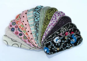 Reusable Cloth Menstrual Pad Panty Liner Pack 20 ~LONG~ - Picture 1 of 6