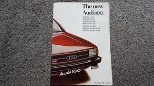 AUDI 100 LAUNCH SALES BROCHURE 1977 1978 - Picture 1 of 4