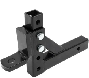 Universal Adjustable 2" Trailer Drop Ball Mount Hitch 5000 LB Tow Receiver - Bild 1 von 5