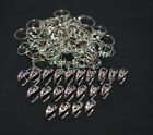 Wholesale 111pc 925 Sold Sterling Silver Natural Black Ethiopan Opal Ring Lot J0