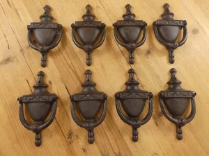 8 Cast Iron Antique Style Rustic Door Knockers Reseale Flea Market Art Welding - Picture 1 of 7