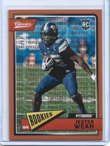 2018 Classics Football Timeless Tributes Orange #297 Jester Weah (6/25) - Picture 1 of 2