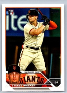 STEELE WALKER 2023 Topps Series One Rookie RC Card #264 San Francisco Giants