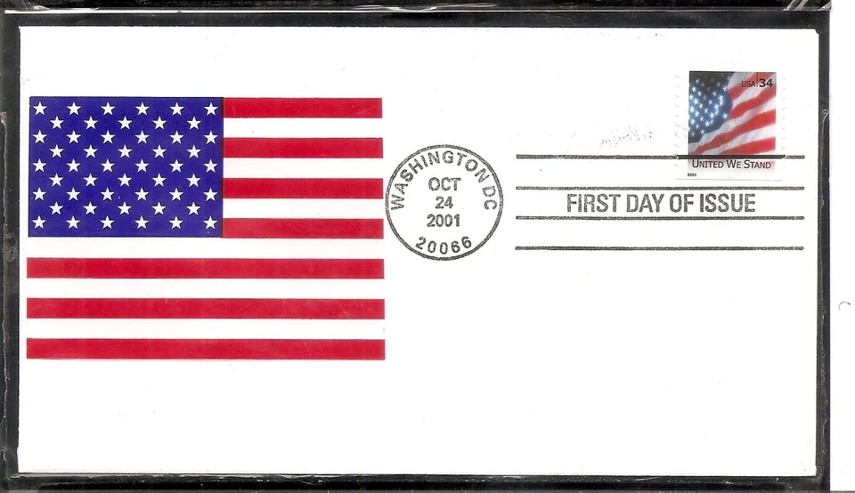 US SC # 3549 United We Stand FDC . Cacheted  - Image 1 of 1