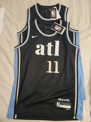 NEW Nike Authentic Trae Young Atlanta Hawks City Edition Jersey Youth XL - Image 1 of 2
