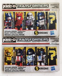 TRANSFORMERS KRE-O SET OF 2 ULTIMATE KREON COLLECTION 10 MINIFIGURES SEALED NEW - Picture 1 of 4