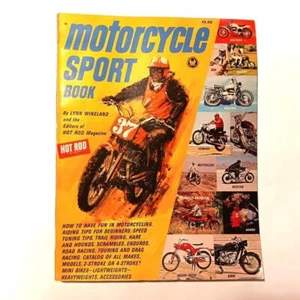 Motorcycle Sport Book 1966 Petersen Pub. / Hot Rod Magazine w/ Bike Catalog Tips - Picture 1 of 1