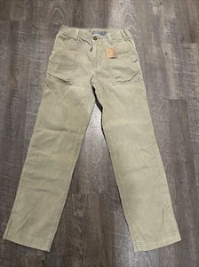 Lands End Boys Size 14 Corduroy Adjustable Pants Beige - Picture 1 of 4