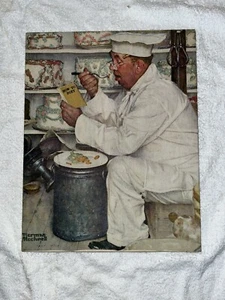 Vintage Norman Rockwell Canvas Print "How To Diet" 11x14" - Picture 1 of 3