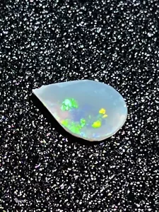 Black Opal Lightning Ridge Cut Rub Stone Jewellery 1.2ct Blue Green Gemstones - Picture 1 of 7