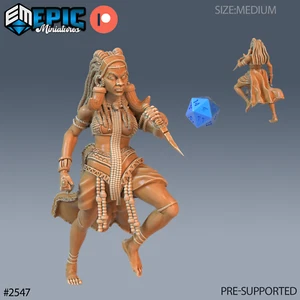 Tribe Princess A | Epic Miniatures | RPG D&D Pathfinder Wargaming | 25-28mm - Picture 1 of 1
