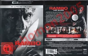 UHD 4K ULTRA HD+Blu-Ray RAMBO 5 LAST BLOOD UNCUT Sylvester Stallone Region B NEW - Foto 1 di 1