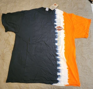 Harley-Davidson Vintage 1990s RK Stratman Live to Ride Tee Size XL Tie Dyed - Picture 1 of 5