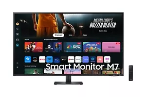 Samsung 43" M70D UHD Smart Monitor with Speakers and Remote - Picture 1 of 8