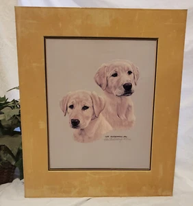 Les Anderson Jr. Signed Limited Edition Art Print Dogs Vintage 337/550 - Picture 1 of 3