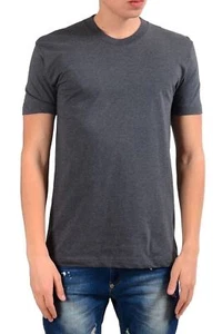 Emporio Armani Men's Gray Crewneck Short Sleeve T-Shirt US S IT 48 EU M - Picture 1 of 5