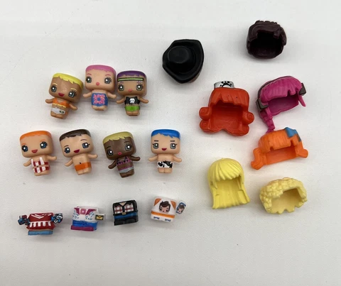 My Mini MixieQ's Lot Dolls With Interchangeable Clothes And Hair Various Cover