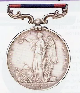 THE SUTLEJ CAMPAIGN 1845-46 - MEDAL ROLL FOR THE 53RD., REGIMENT OF FOOT - Picture 1 of 1