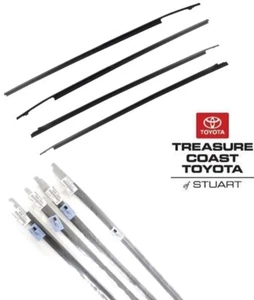NEW OEM SEQUIOA 01-2007 DOOR BELT MOLDING WEATHER STRIPS 4 PIECE SET - Picture 1 of 1