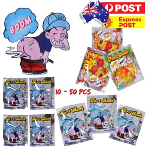 UP 50x Fart Bomb Bombs Bag Very Smelly Novelty Stink Prank Gag Trick Joke Game - Picture 1 of 18
