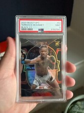 Terrance McKinney Rookie Concourse Black Prizm 1/1 - 2023 Select UFC #53 - PSA 9