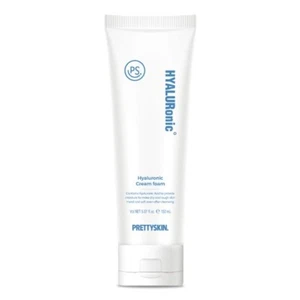 PRETTY SKIN Hyaluronic Cream Foam 150ml Moisturizing Cleansing Foam Cleanser NEW - Picture 1 of 9