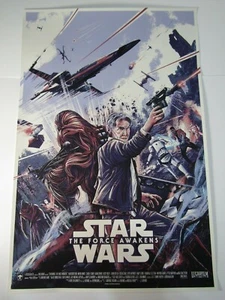 Star Wars The Force Awakens Screen Print by Cesar Moreno Mondo Artist Prvt Comm - Picture 1 of 12